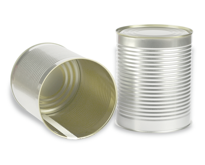 Silver Food Grade Metal Can