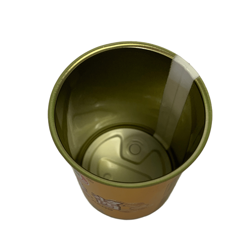 #589 Iron Round Three-Piece Tin Can