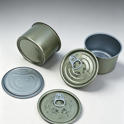 636# Iron Round Empty Two-Piece Can