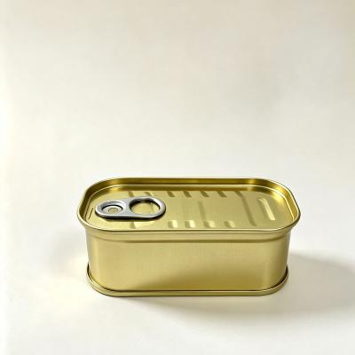 198# Small Easy Open End Tin Box Corned Beef Can Pork Lunche