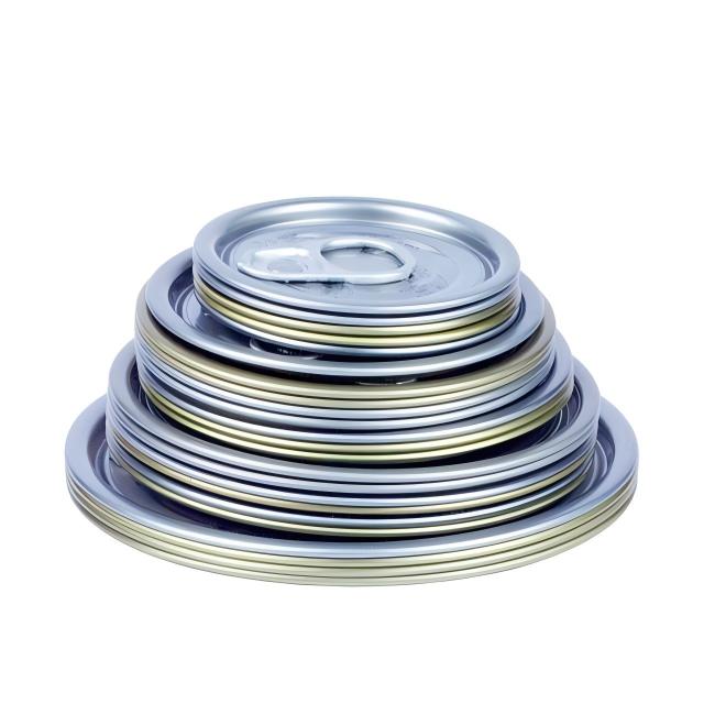 200# Tinplate TFS Round Easy Open End for Food Packaging
