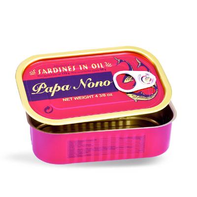 311# Colored Iron Rectangular Empty Two-Piece Can