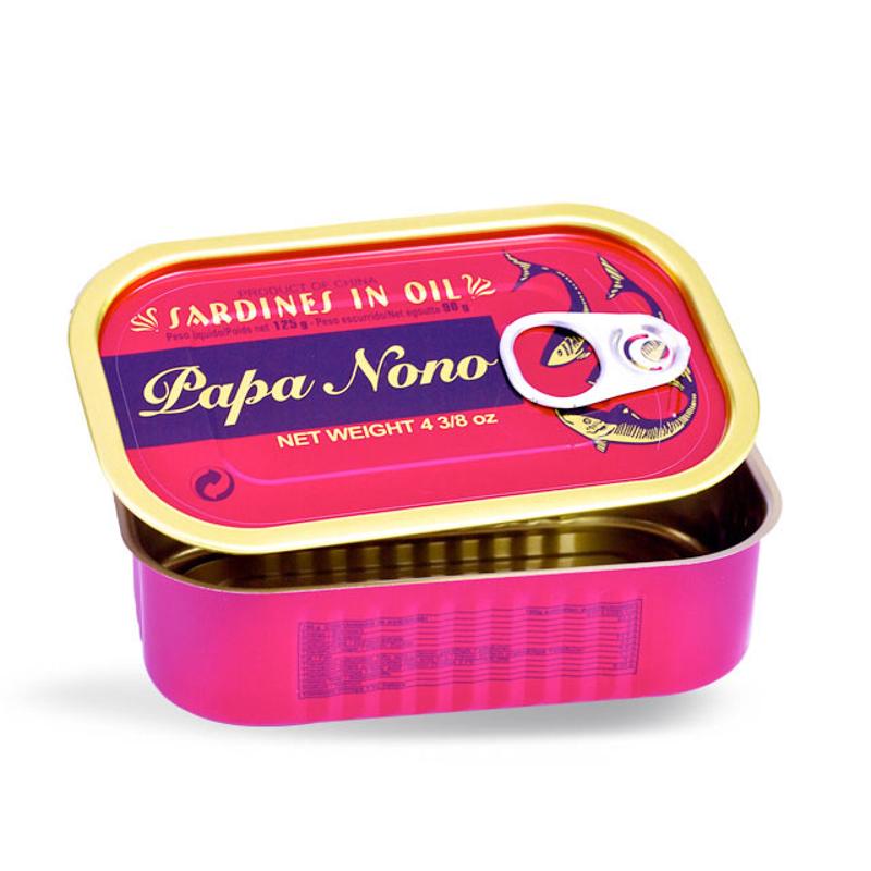 311# Colored Iron Rectangular Empty Two-Piece Can