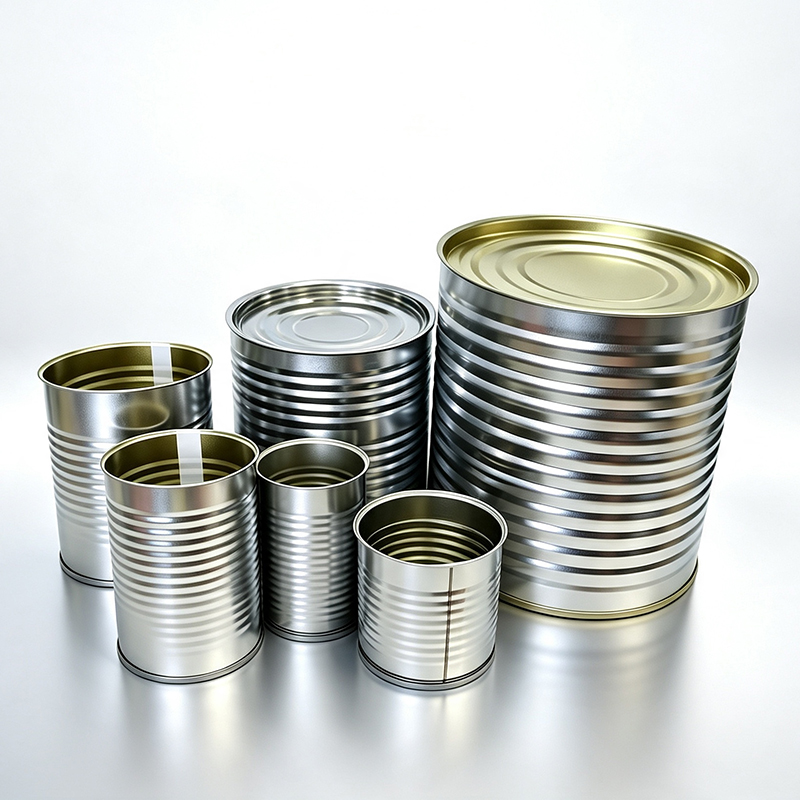 #588 Iron Round Three-Piece Tin Can