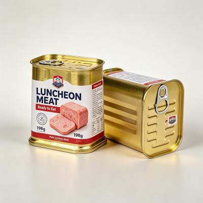 701# 340g Trapezoidal Tinplate Can | Easy‑Open EOE Lid for Canned Meat