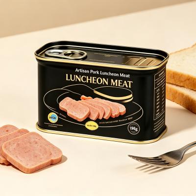 198g Empty Square Meat Tin Can for Food Packing