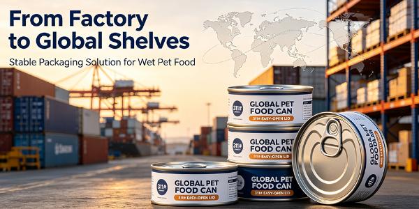# 311# 2-Piece Easy-Open Tinplate Can: Preferred Sealed Metal Packaging for Wet Pet Food
