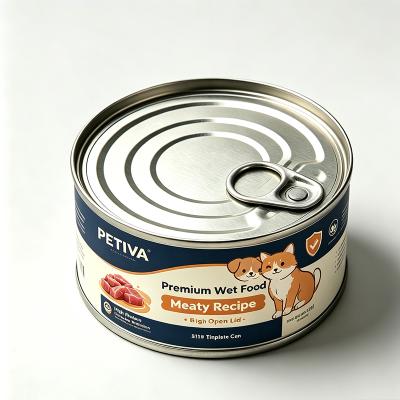 #311 Wholesale Empty Pet Food Tin Cans Easy Open Lid Wet Food Packaging
