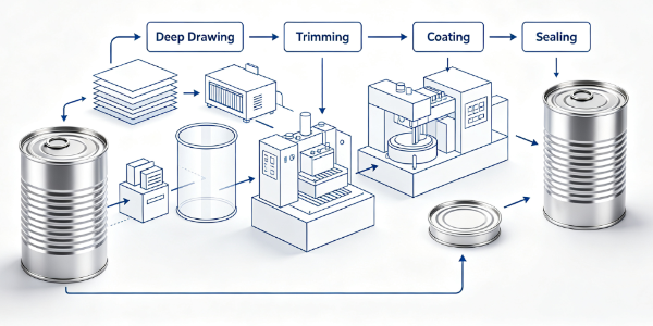 Differences Between Two-Piece Cans And Three-Piece Cans: A Complete Guide