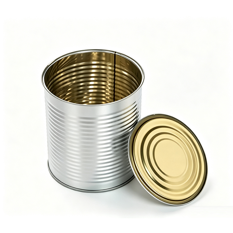 100 oz Metal Food Can (Size 603×700) with Gold Lid