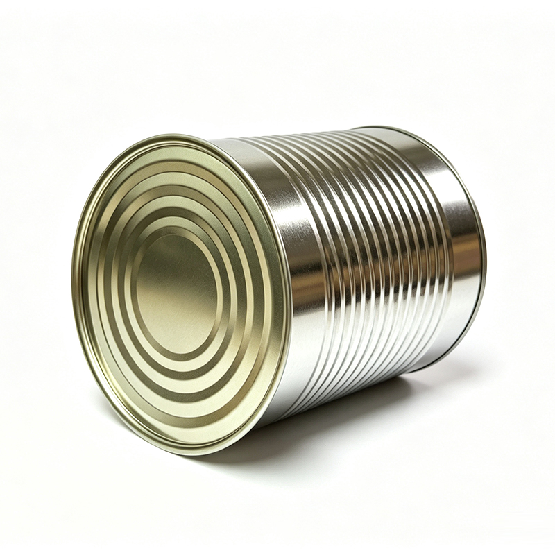 100 oz Metal Food Can (603×700 Size) and Gold Lid