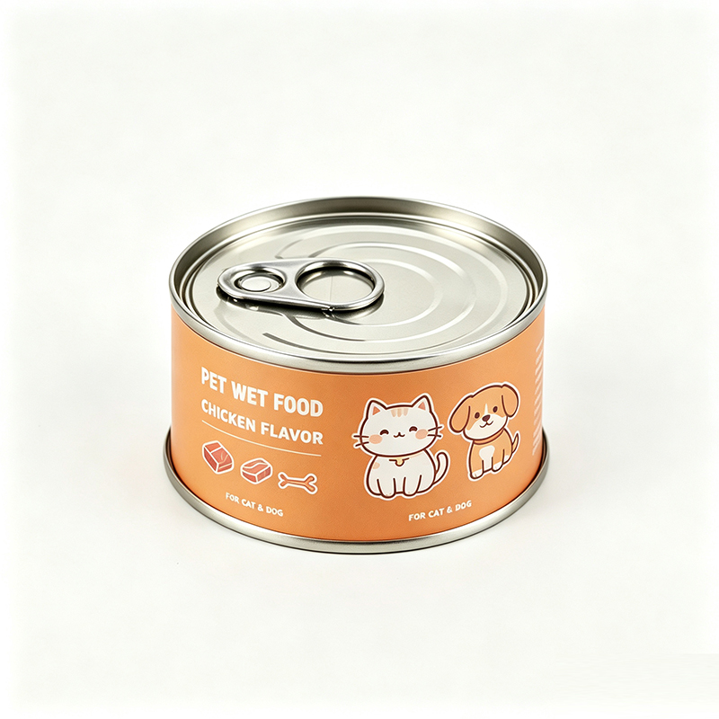 Two-piece tinplate pet food can