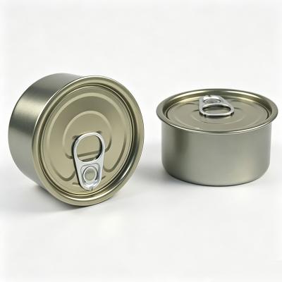 Metal Tin Can Manufacturer Wholesale Empty Tinplate Cans With Lids for Tuna Fish Food Canning
