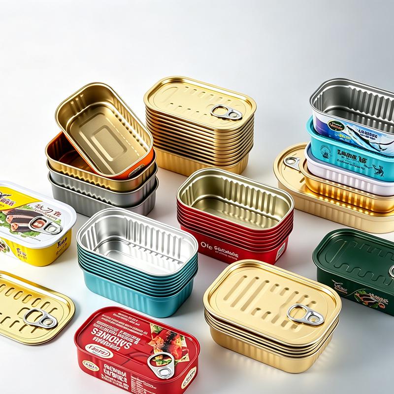 125ml Tapered 1/4 Club Sardine Tin Can with 311# EOE