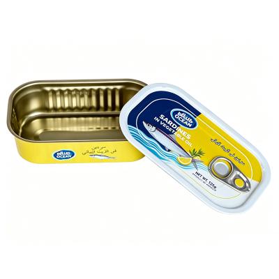 Wholesale Round Two-Piece Empty Food Tin Cans with EOE Lids