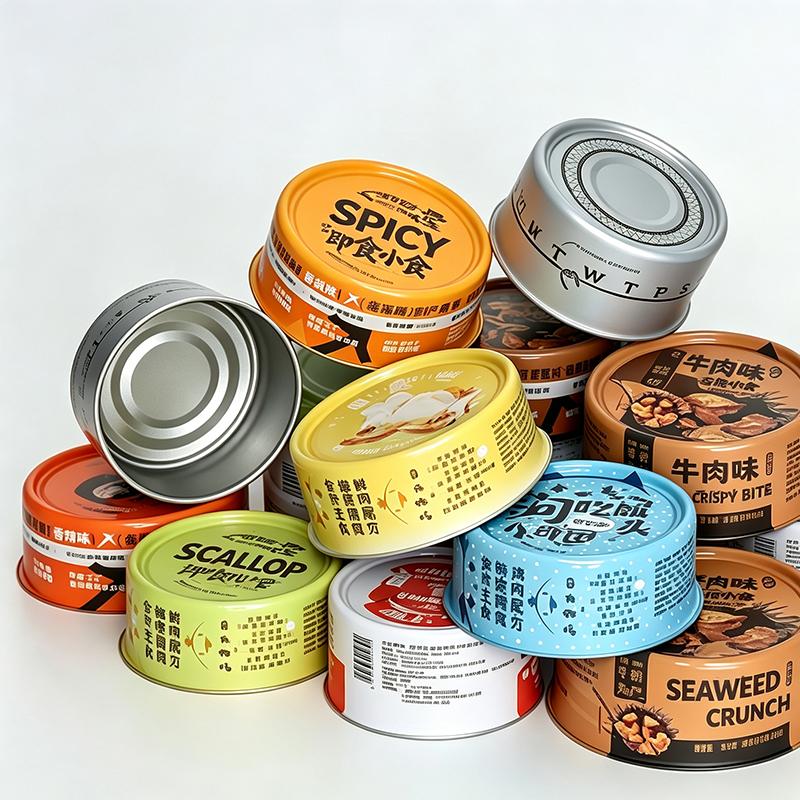 85g 100g 160g Tinplate Cans | 2 PC Empty Tin Cans Supplier for Tuna Fish Wet Pet Food