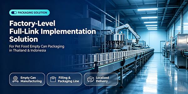 Factory-Level Full-Link Implementation Solution for Pet Food Empty Can Packaging in Thailand & Indonesia