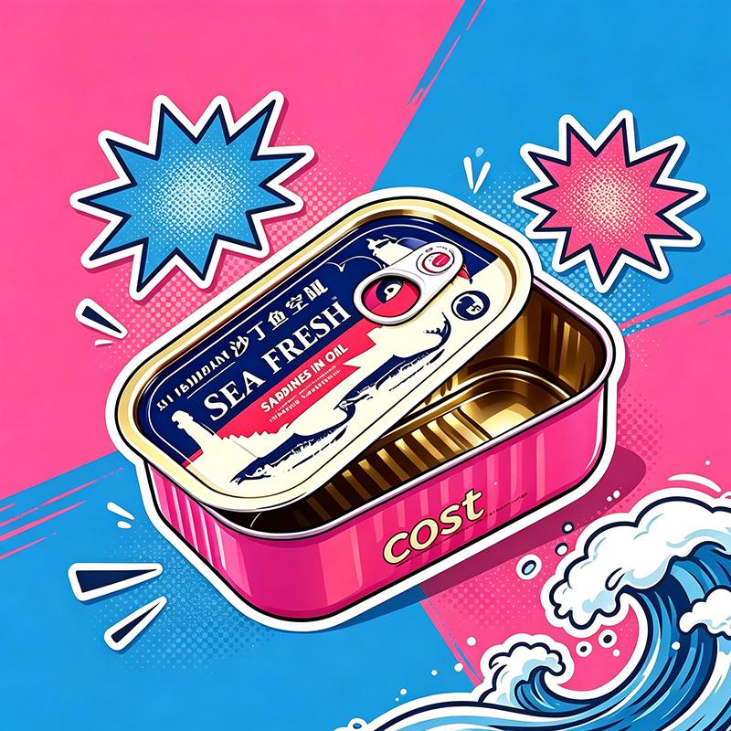 Straight-Sided Club Can Wholesale | 2-Piece Sardine Tin Can Manufacturer