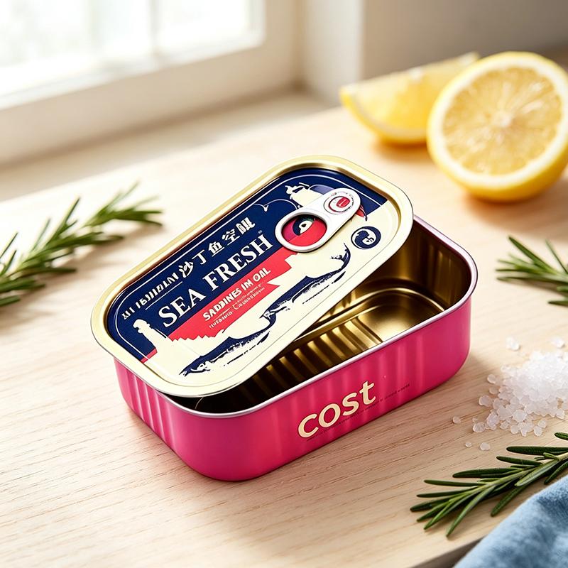 Straight-Sided Club Can Wholesale | 2-Piece Sardine Tin Can Manufacturer