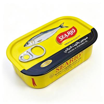 311# Custom Printed Tapered Two-Piece Rectangular Tinplate Empty Can