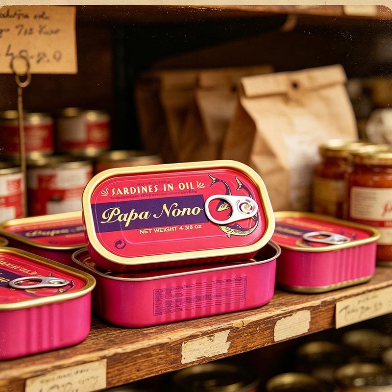 Wholesale 311# Rectangular Empty Sardine Cans | 2-Piece 1/4 Club