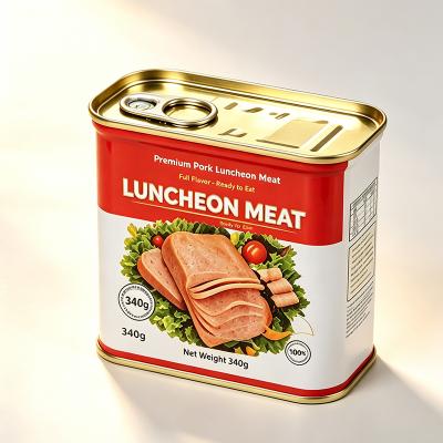 340# 340g Rectangular Tinplate Can with Easy Open End EOE Lid