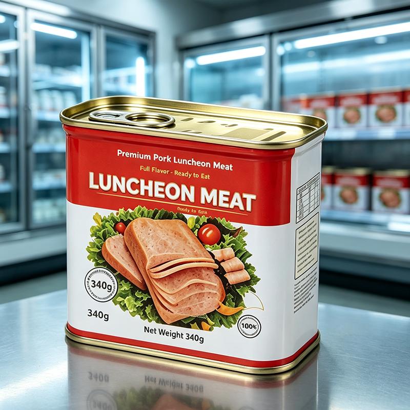 340# 340g Rectangular Tinplate Can with Easy Open End EOE Lid