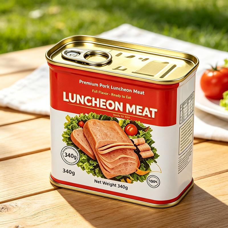 340# 340g Rectangular Tinplate Can with Easy Open End EOE Lid