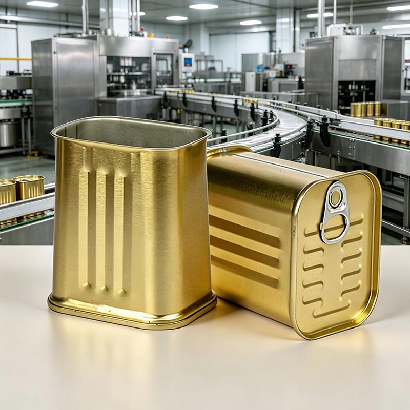 701# Trapezoidal Tinplate Can 340g | Food‑Grade Easy‑Open EOE Lid Metal Can