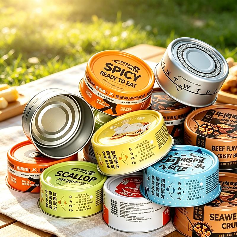 85g 100g 160g Tinplate Cans | 2 PC Empty Tin Cans Supplier for Tuna Fish Wet Pet Food