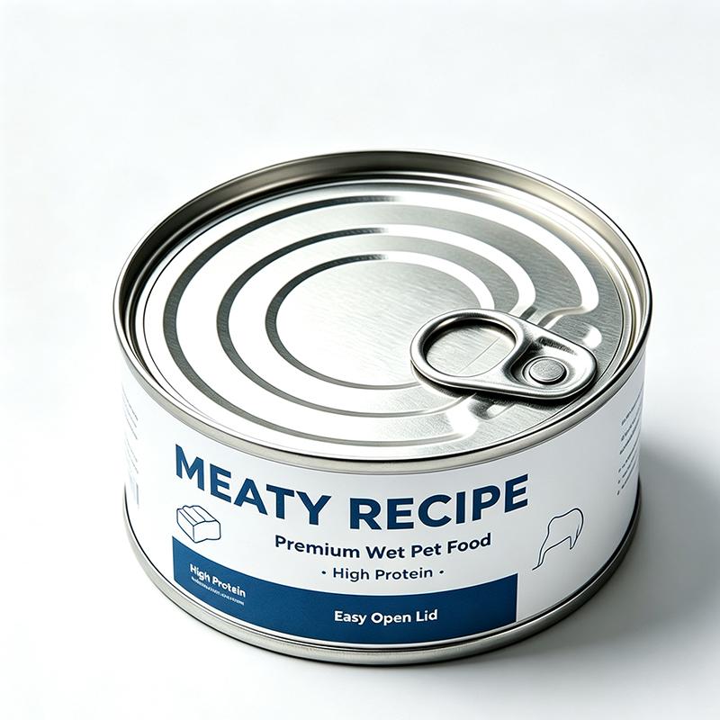 #311 Wholesale Empty Pet Food Tin Cans Easy Open Lid Wet Food Packaging