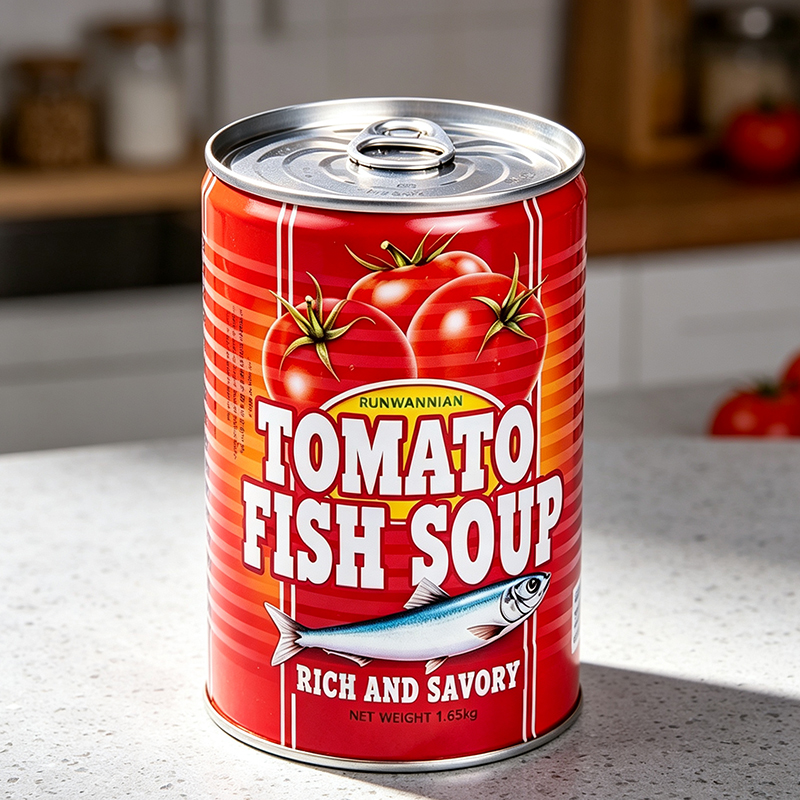 Wholesale 1.65kg Large 3-Piece Tin Cans for Fish & Tomato Soup