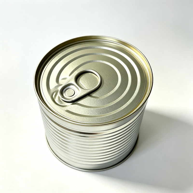 Bulk Heavy-Duty #10 Plain Ribbed 3-Piece Metal Food Cans