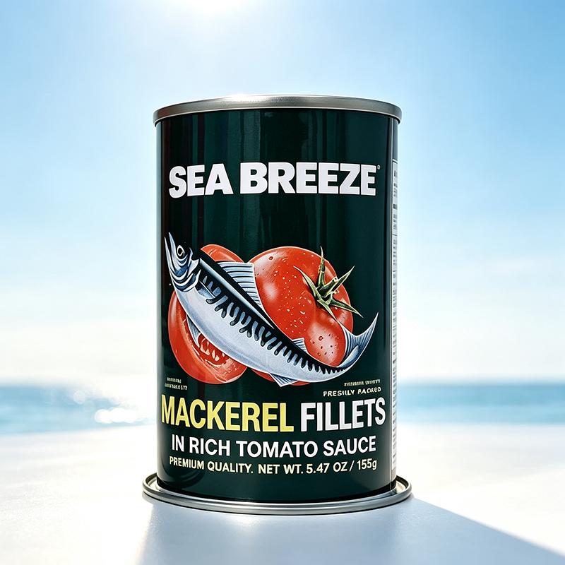 OEM Food-Grade Round Metal Can Containers for Commercial Fish Canning Industries