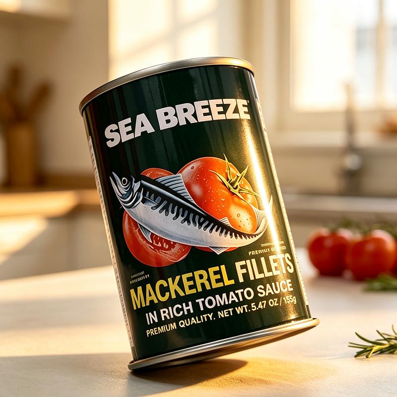 OEM Food-Grade Round Metal Can Containers for Commercial Fish Canning Industries