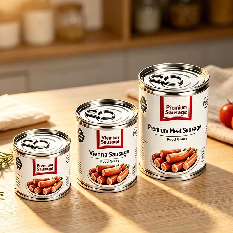 99mm Broad-Diameter Metal Cylinders for 800g Institutional Food Packaging and Bulk Canning Supplies