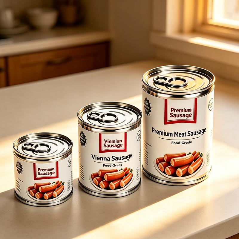 99mm Broad-Diameter Metal Cylinders for 800g Institutional Food Packaging and Bulk Canning Supplies