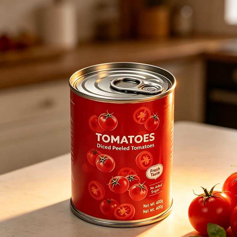 400g Standard Cylindrical Steel Containers for High-Acid Vegetable Preservation