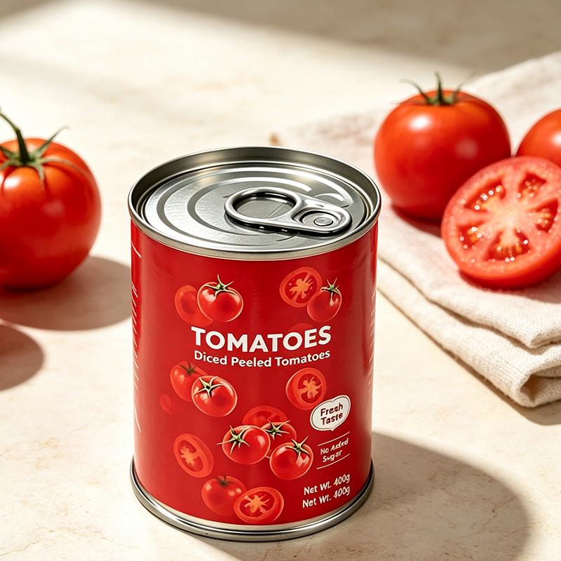 400g Standard Cylindrical Steel Containers for High-Acid Vegetable Preservation