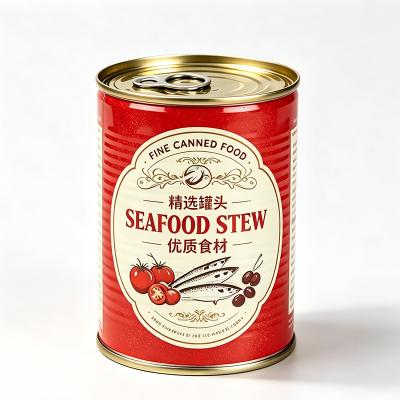 High-Barrier Cylindrical Tinplate Canisters for Processed Seafood Stews and Thick Broths