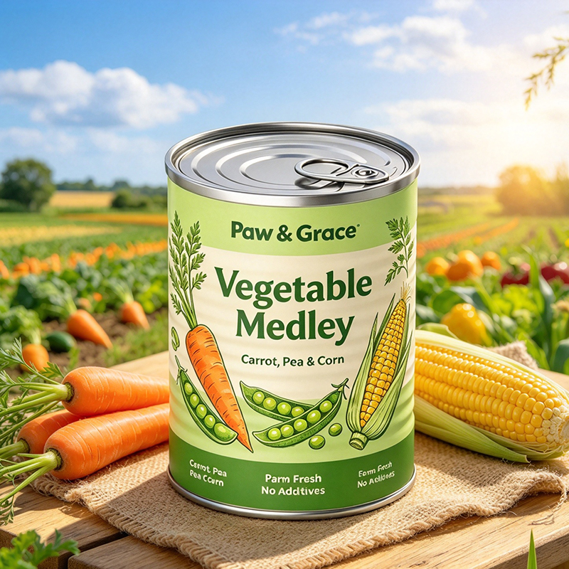 Empty Vegetable Canned Food Tins with Custom Printing