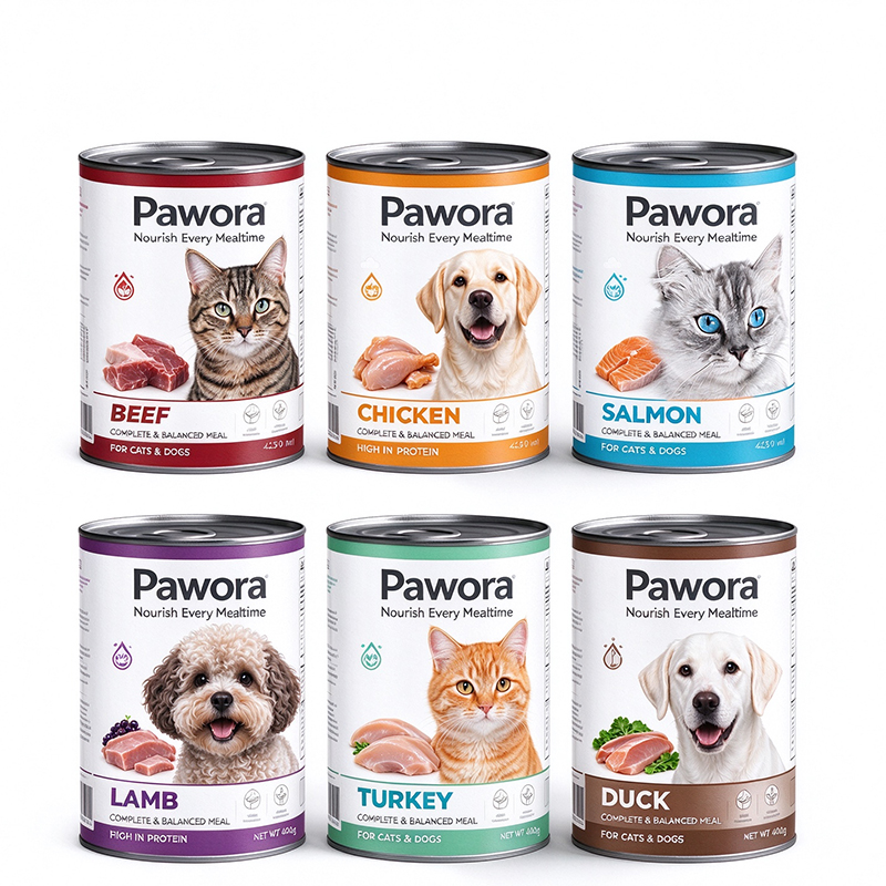 3-Piece 400g Empty Tin Cans for Wet Cat Food (Sauce & Gravy Line Compatibility)